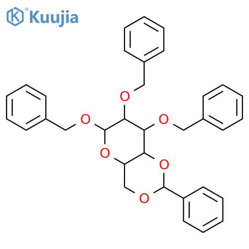 Benzyl 2,3-Di-O-benzyl-4,6-O-benzylidene-b-D-glucopyranoside structure