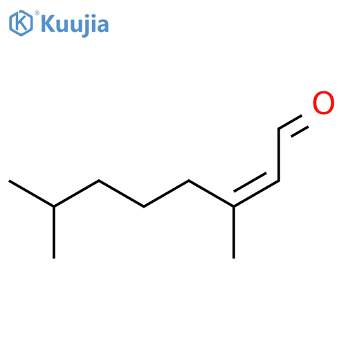2-Octenal, 3,7-dimethyl-, (Z)- structure