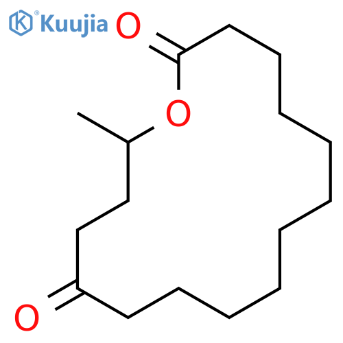 Oxacyclohexadecane-2,13-dione, 16-methyl- structure