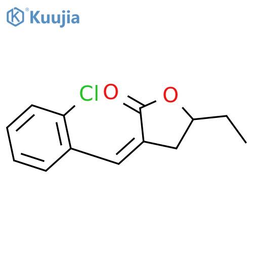 2(3H)-Furanone, 3-[(2-chlorophenyl)methylene]-5-ethyldihydro- structure