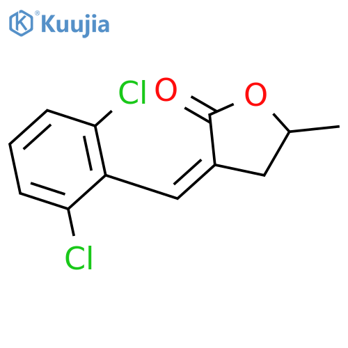 2(3H)-Furanone, 3-[(2,6-dichlorophenyl)methylene]dihydro-5-methyl- structure