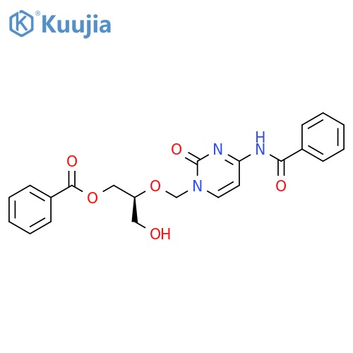 Benzamide,N-[1-[[(S)-2-(benzoyloxy)-1-(hydroxymethyl)ethoxy]methyl]-1,2-dihydro-2-oxo-4-pyrimidinyl]- structure