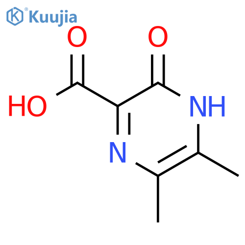 5,6-Dimethyl-3-oxo-3,4-dihydropyrazine-2-carboxylic acid structure