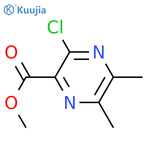 methyl 3-chloro-5,6-dimethylpyrazine-2-carboxylate structure