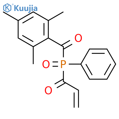 1-[Phenyl(2,4,6-trimethylbenzoyl)phosphoryl]prop-2-en-1-one structure