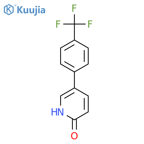 2-Hydroxy-5-(4-trifluoromethylphenyl)pyridine structure