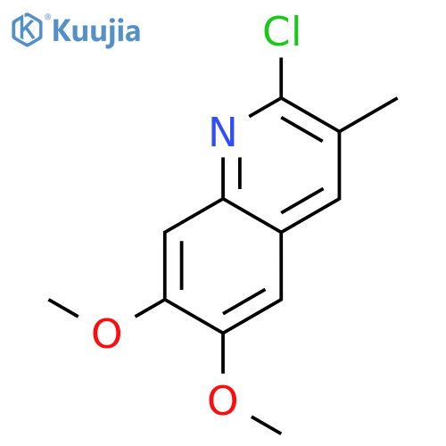 2-Chloro-6,7-dimethoxy-3-methylquinoline structure