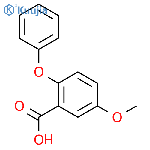 5-Methoxy-2-phenoxybenzoic acid structure