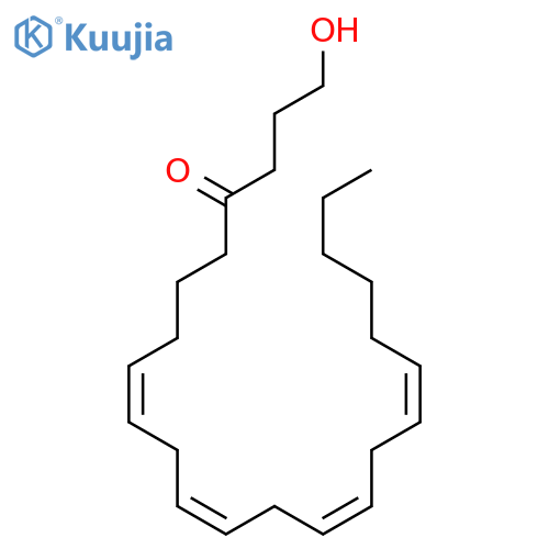 1-Hydroxytricosa-8,11,14,17-tetraen-4-one structure