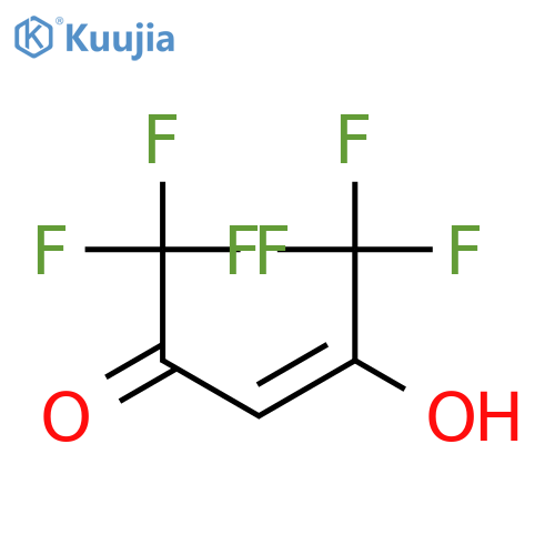 3-PENTEN-2-ONE, 1,1,1,5,5,5-HEXAFLUORO-4-HYDROXY-, (3E)- structure