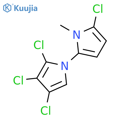1,2'-Bi-1H-pyrrole, 2,3,4,5'-tetrachloro-1'-methyl- structure