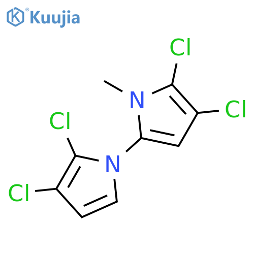 1,2'-Bi-1H-pyrrole, 2,3,4',5'-tetrachloro-1'-methyl- structure