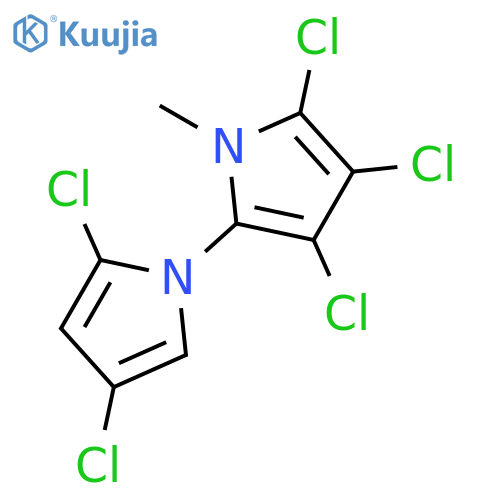 1,2'-Bi-1H-pyrrole, 2,3',4,4',5'-pentachloro-1'-methyl- structure