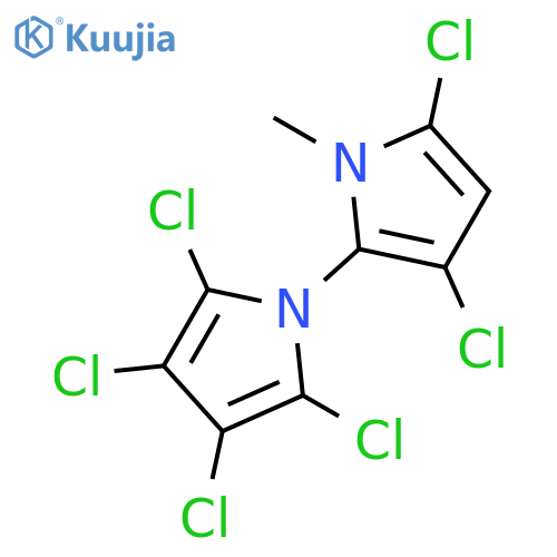 1,2'-Bi-1H-pyrrole, 2,3,3',4,5,5'-hexachloro-1'-methyl- structure