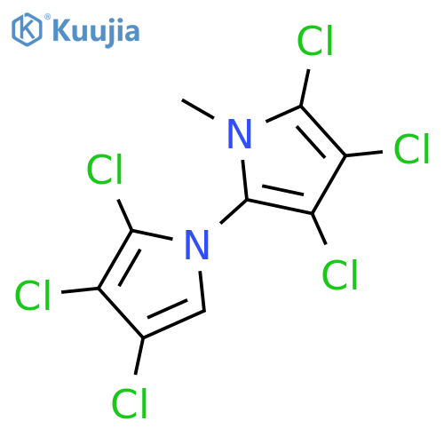1,2'-Bi-1H-pyrrole, 2,3,3',4,4',5'-hexachloro-1'-methyl- structure