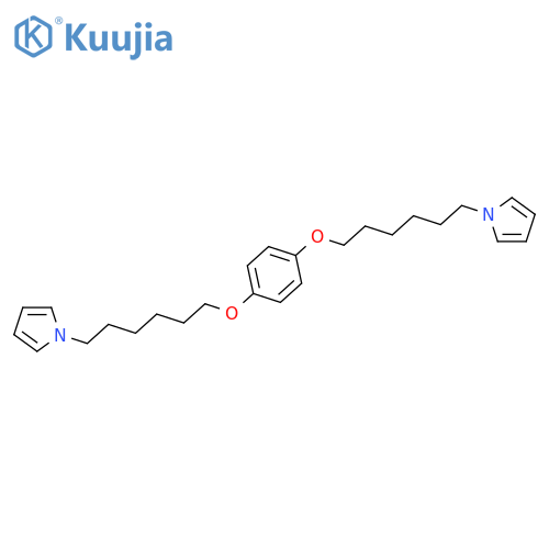 1H-PYRROLE, 1,1'-[1,4-PHENYLENEBIS(OXY-6,1-HEXANEDIYL)]BIS- structure