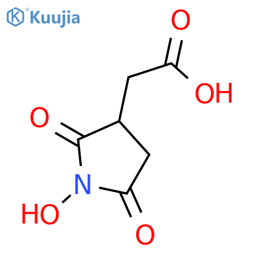 1-hydroxy-2,5-dioxo-3-Pyrrolidineacetic acid structure