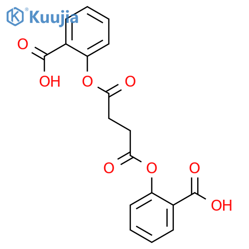 Butanedioic acid,1,4-bis(2-carboxyphenyl) ester structure