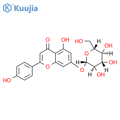 Apigenin 7-glucoside structure