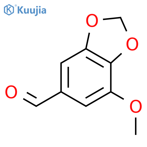 7-Methoxy-1,3-benzodioxole-5-carboxaldehyde structure