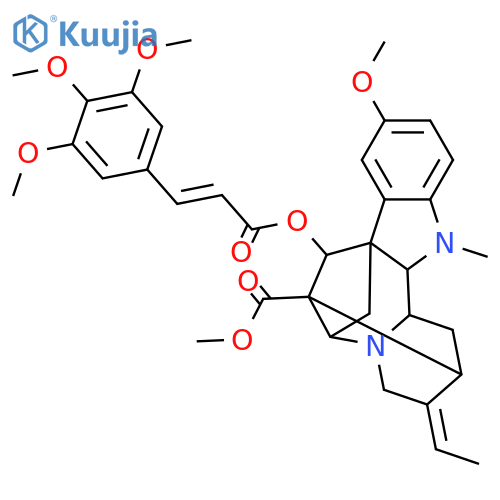 Vincamajine; 10-Methoxy, O-(3,4,5-trimethoxycinnamoyl) structure