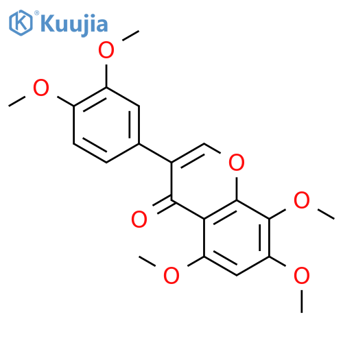 Penta-Me ether-3',4',5,7,8-Pentahydroxyisoflavone structure