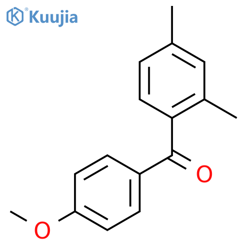 (2,4-dimethylphenyl)-(4-methoxyphenyl)methanone structure