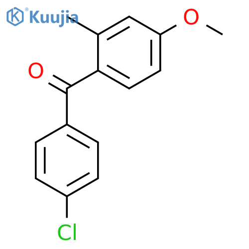 Methanone, (4-chlorophenyl)(4-methoxy-2-methylphenyl)- structure
