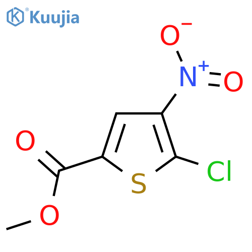 Methyl 5-chloro-4-nitrothiophene-2-carboxylate structure