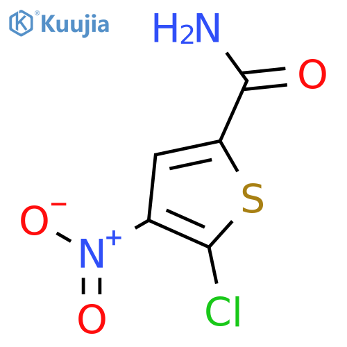 2-THIOPHENECARBOXAMIDE, 5-CHLORO-4-NITRO- structure