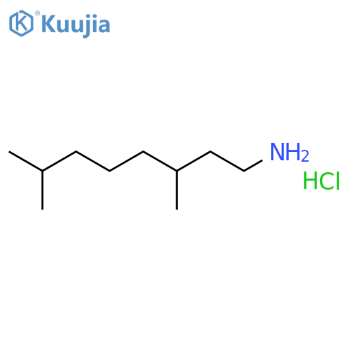 1-OCTANAMINE, 3,7-DIMETHYL-, HYDROCHLORIDE structure
