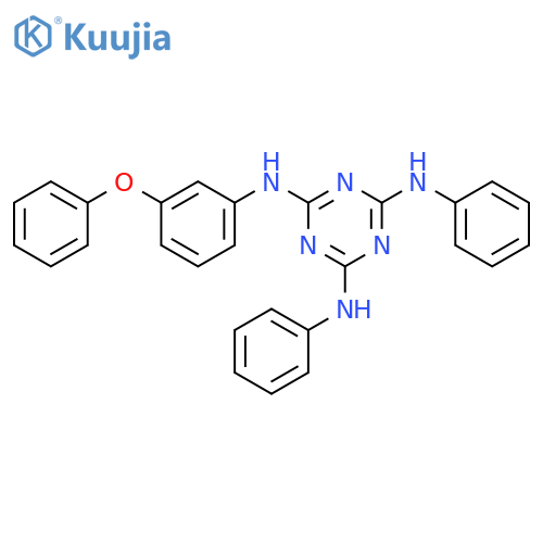 1,3,5-TRIAZINE-2,4,6-TRIAMINE, N-(3-PHENOXYPHENYL)-N',N''-DIPHENYL- structure