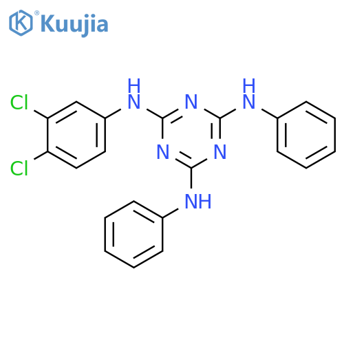 1,3,5-TRIAZINE-2,4,6-TRIAMINE, N-(3,4-DICHLOROPHENYL)-N',N''-DIPHENYL- structure