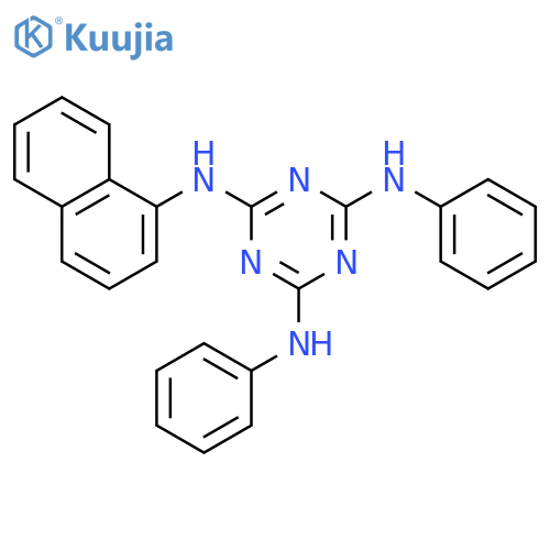1,3,5-TRIAZINE-2,4,6-TRIAMINE, N-1-NAPHTHALENYL-N',N''-DIPHENYL- structure