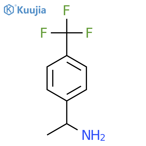 (1R)-1-[4-(trifluoromethyl)phenyl]ethan-1-amine structure