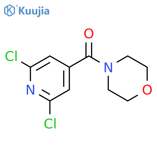 (2,6-dichloropyridin-4-yl)(morpholin-4-yl)methanone structure