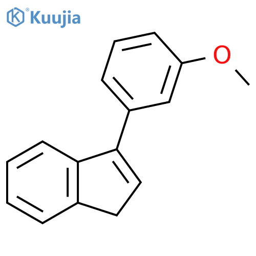 1H-Indene, 3-(3-methoxyphenyl)- structure