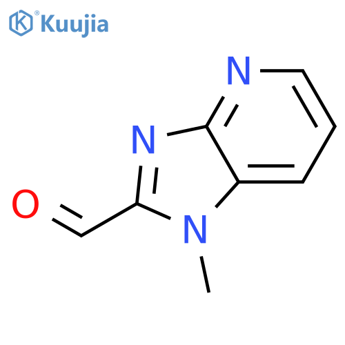 1-methyl-1H-imidazo[4,5-b]pyridine-2-carbaldehyde structure