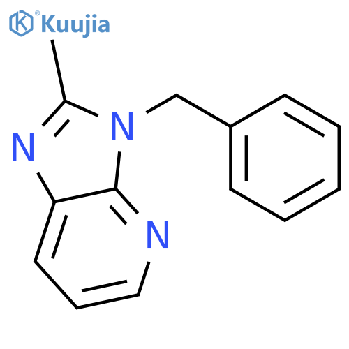 3H-Imidazo[4,5-b]pyridine, 2-methyl-3-(phenylmethyl)- structure