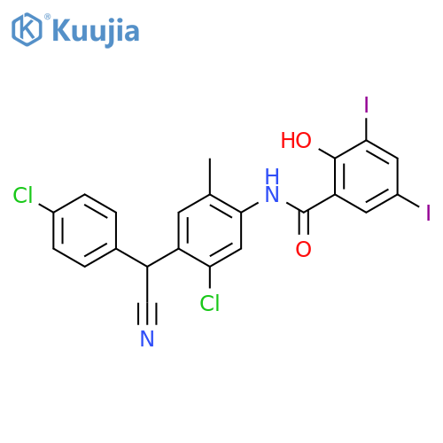 Closantel structure