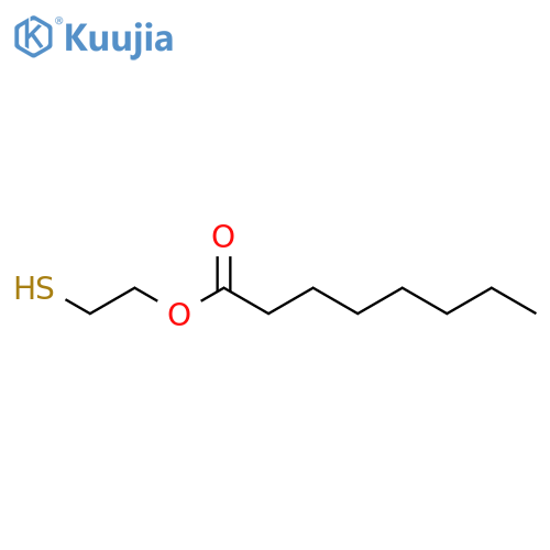Octanoic acid,2-mercaptoethyl ester structure