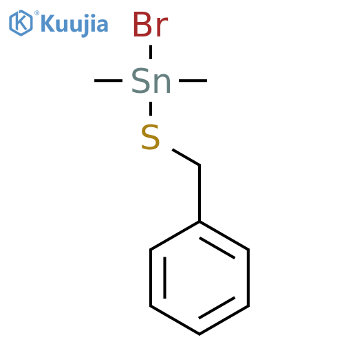 Stannane, bromodimethyl[(phenylmethyl)thio]- structure