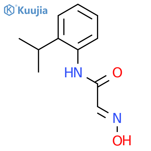 Acetamide, 2-(hydroxyimino)-N-[2-(1-methylethyl)phenyl]- structure