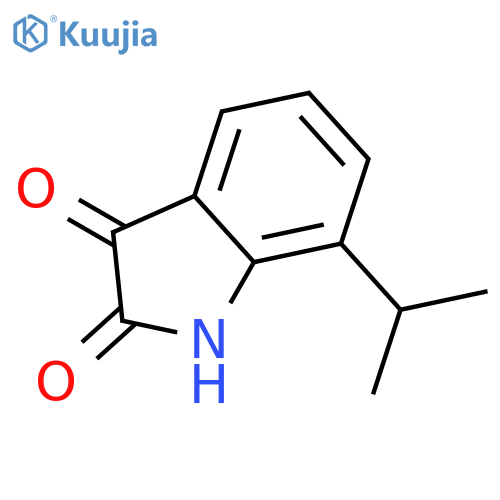 7-Isopropyl-1H-indole-2,3-dione structure