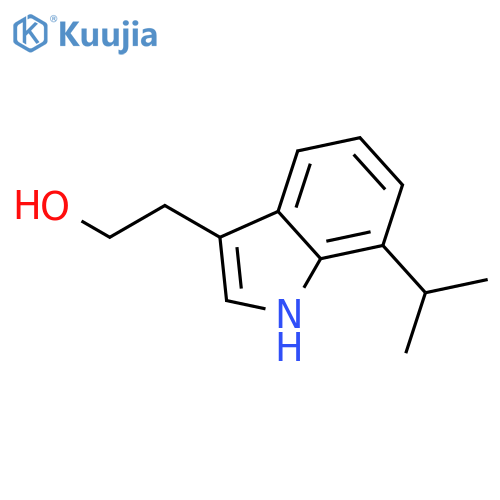 2-(7-Isopropyl-1H-indol-3-yl)ethanol structure