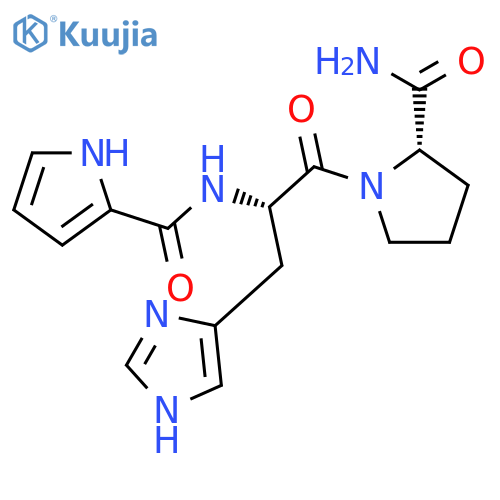 L-Prolinamide, N-(1H-pyrrol-2-ylcarbonyl)-L-histidyl- structure