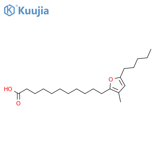 3-Methyl-5-pentyl-2-furanundecanoic acid structure