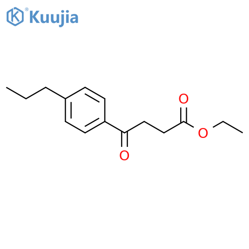 ethyl 4-oxo-4-(4-propylphenyl)butanoate structure