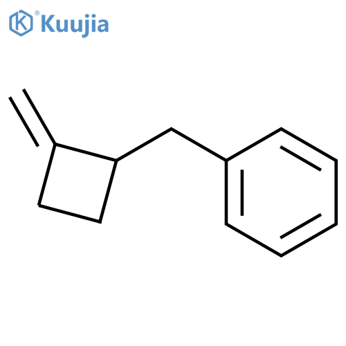 BENZENE, [(2-METHYLENECYCLOBUTYL)METHYL]- structure