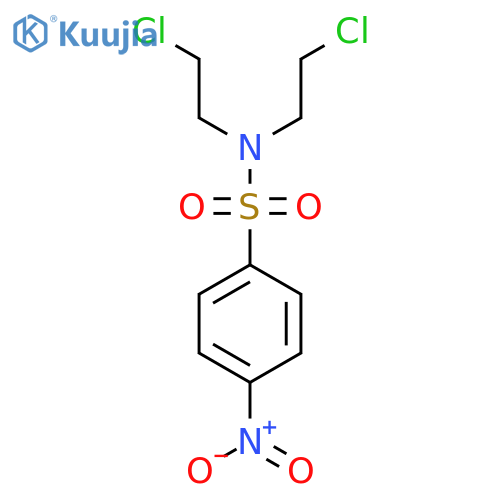 N,N-Bis(2-chloroethyl)-4-nitrobenzenesulfonamide structure